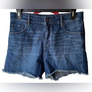 LOFT Dark Blue Jean Cutoff Shorts 29/8
